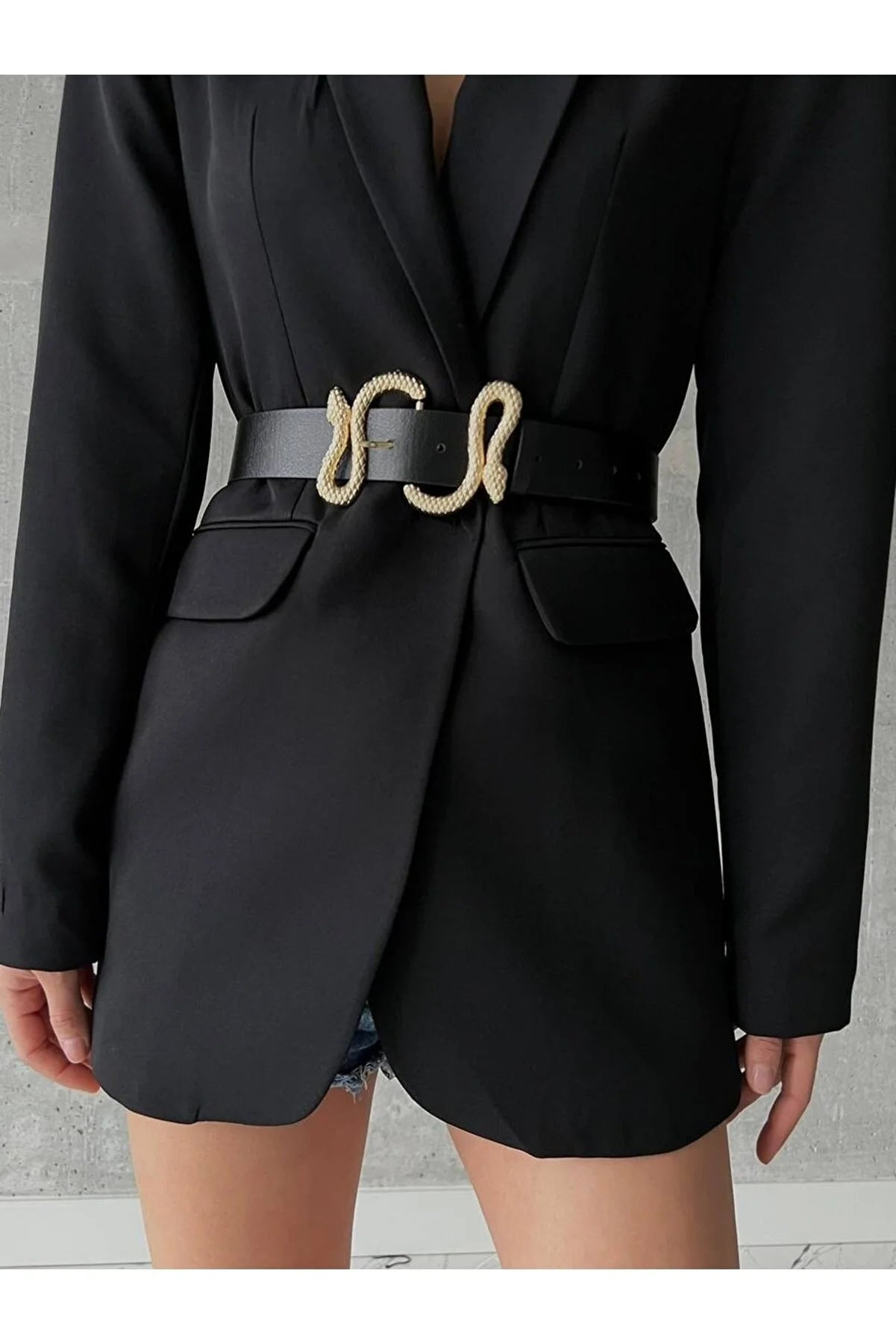 Snake Buckle Women's Belt