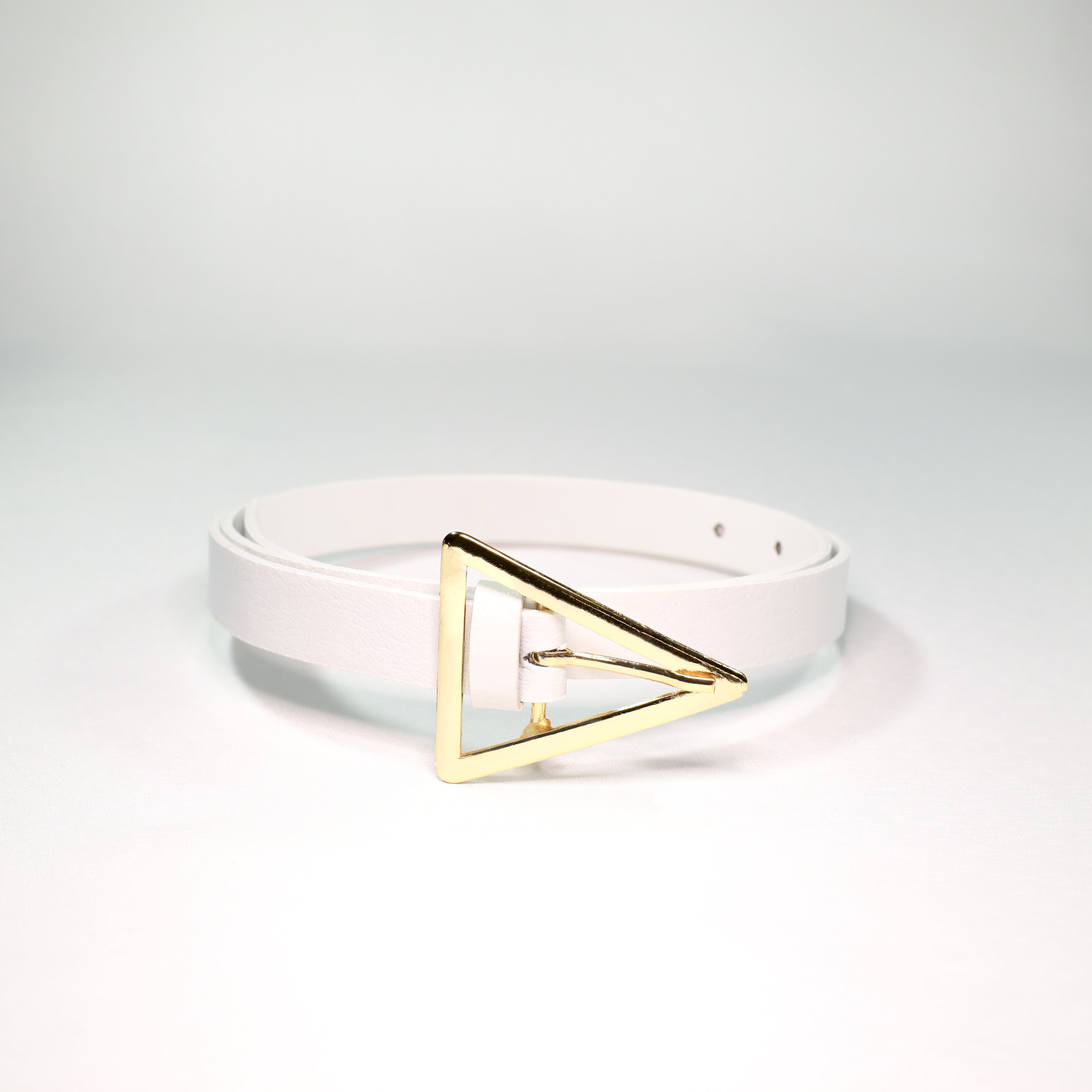 Women's Triangle Gold Buckle Belt