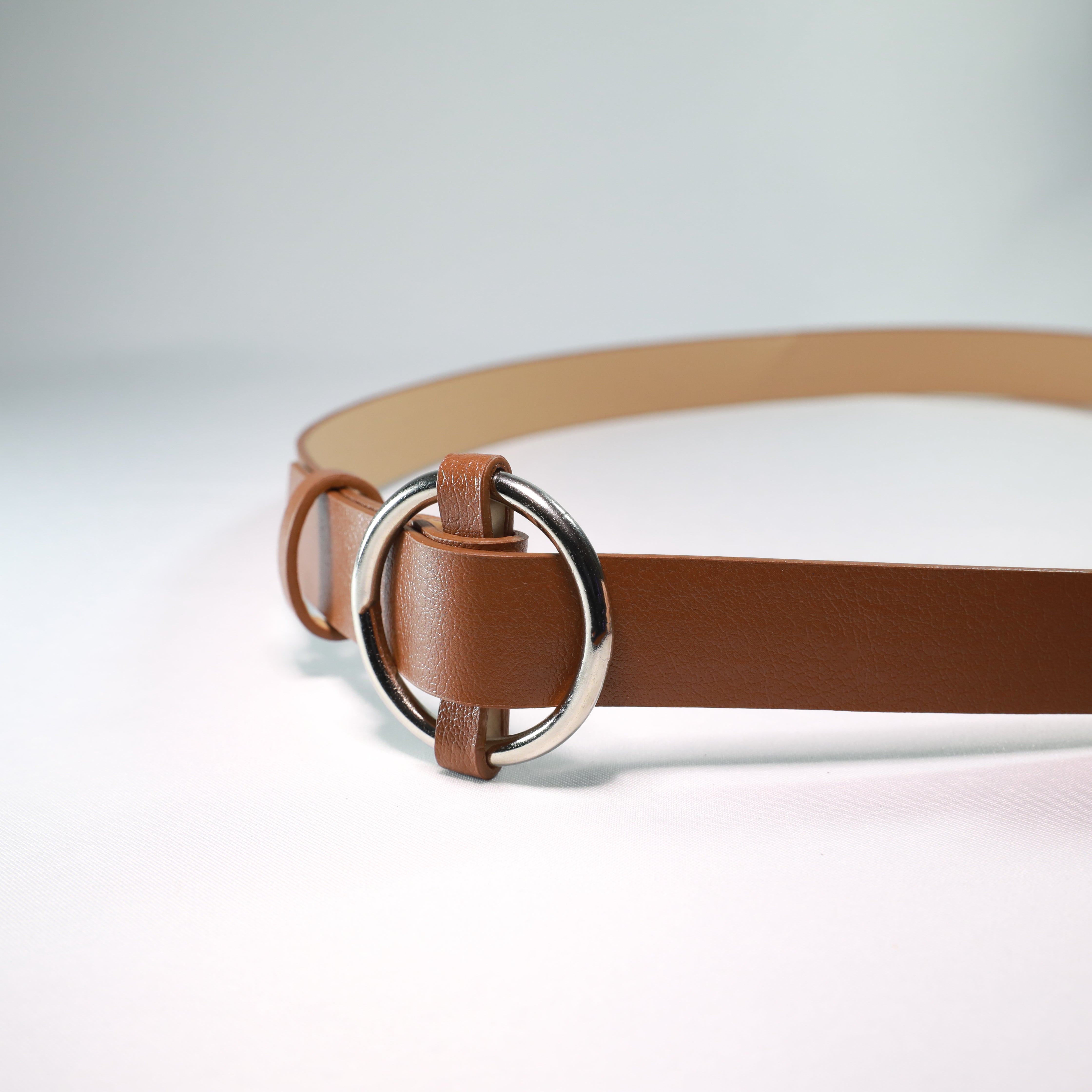 Basic Women's Belt with Ring Buckle