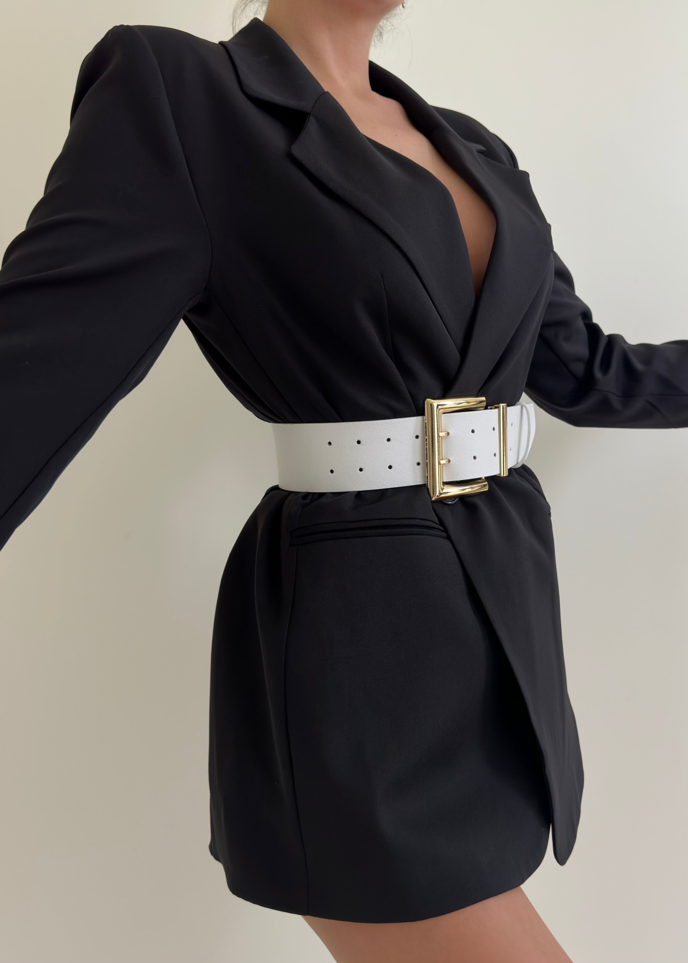 Wide Buckle Women's Belt