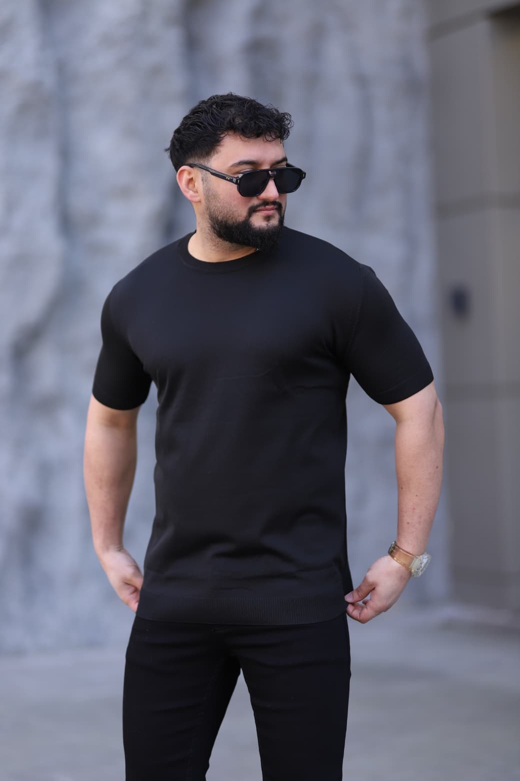 BİSİKLET YAKA TRİKO TİŞÖRT