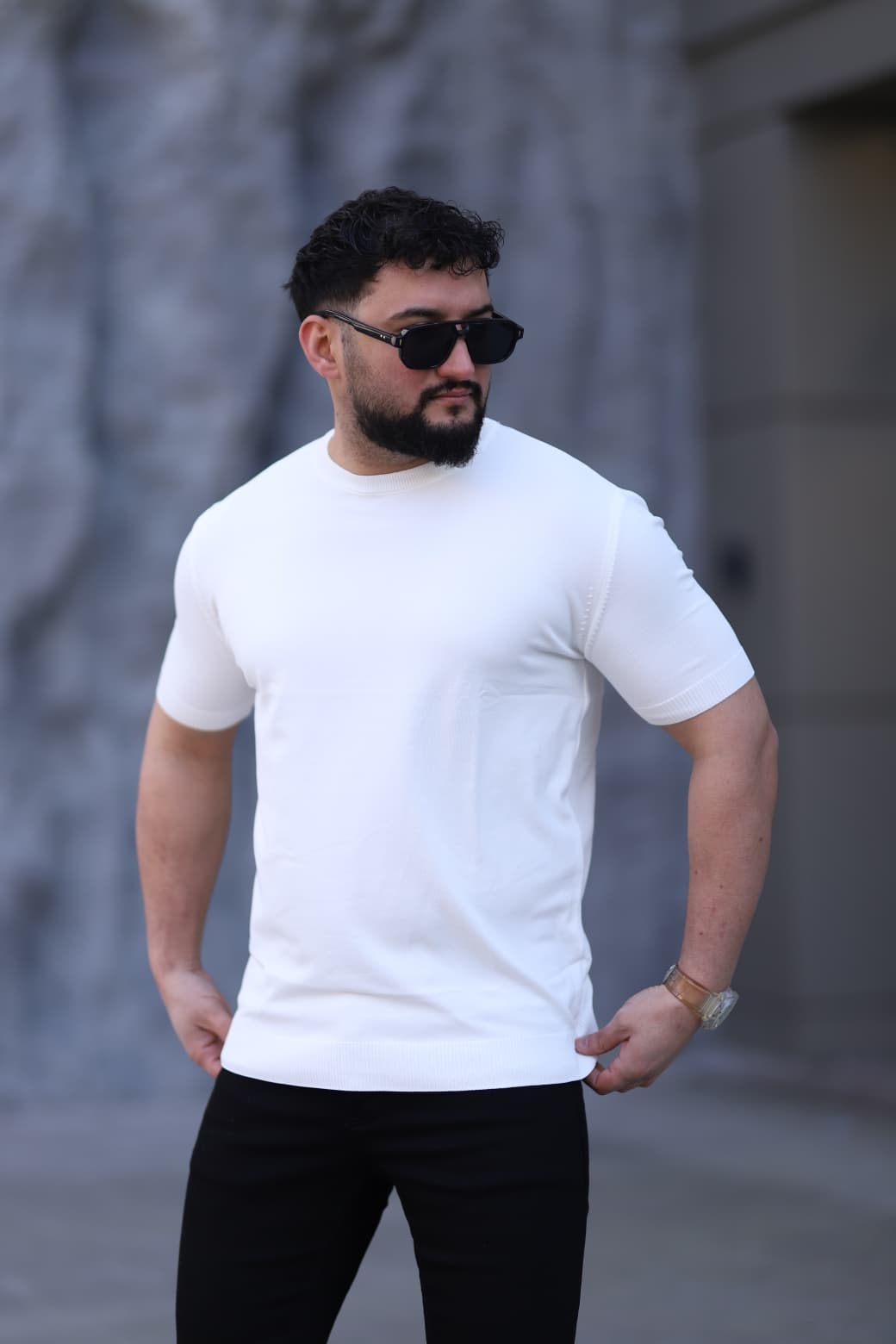 BİSİKLET YAKA TRİKO TİŞÖRT