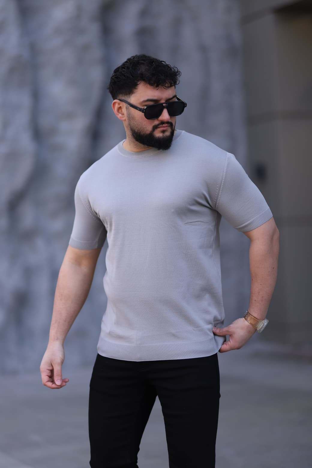 BİSİKLET YAKA TRİKO TİŞÖRT