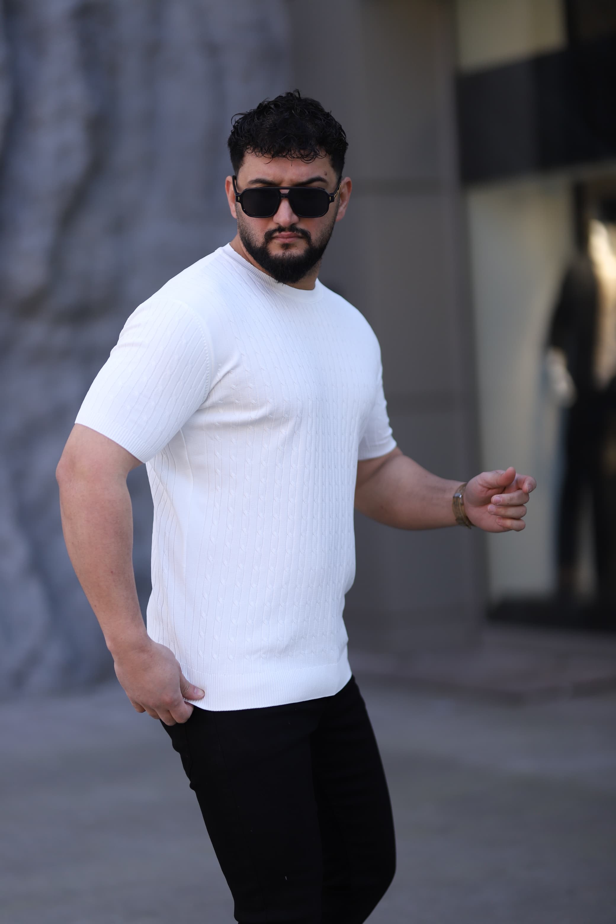 BİSİKLET YAKA TRİKO TİŞÖRT