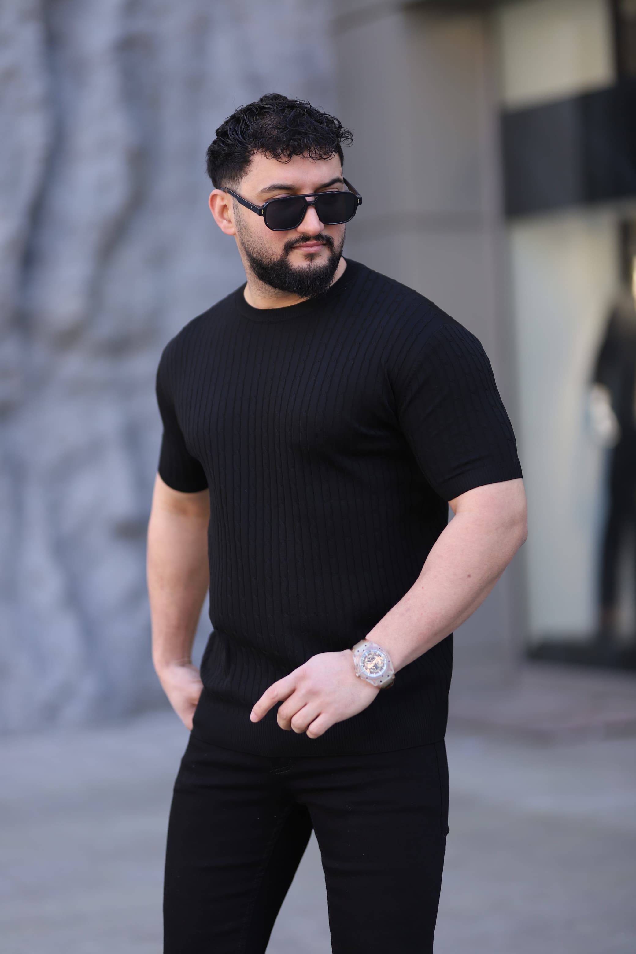 BİSİKLET YAKA TRİKO TİŞÖRT