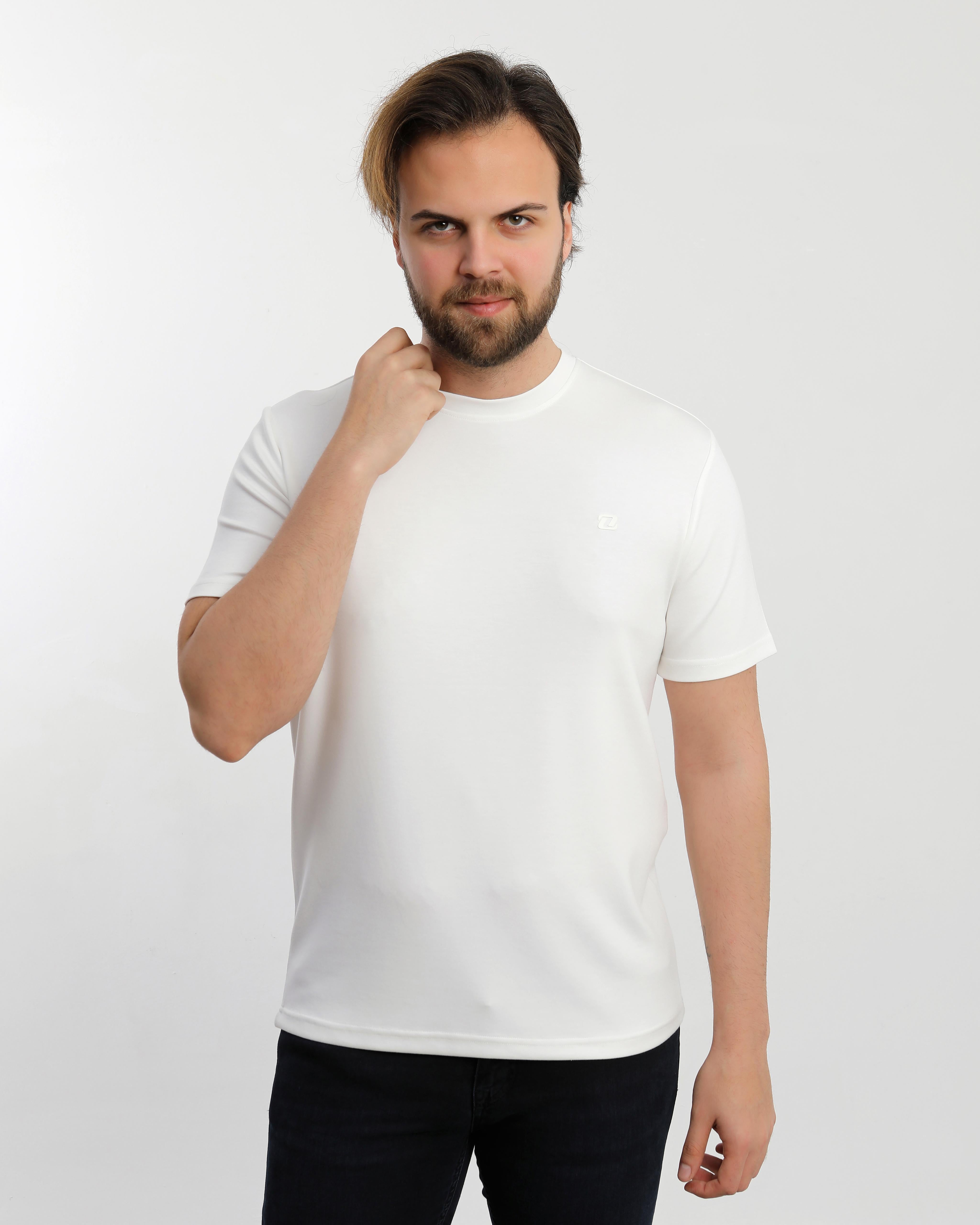 OYSO MODAL KUMAŞ BİSİKLET YAKA TİŞÖRT