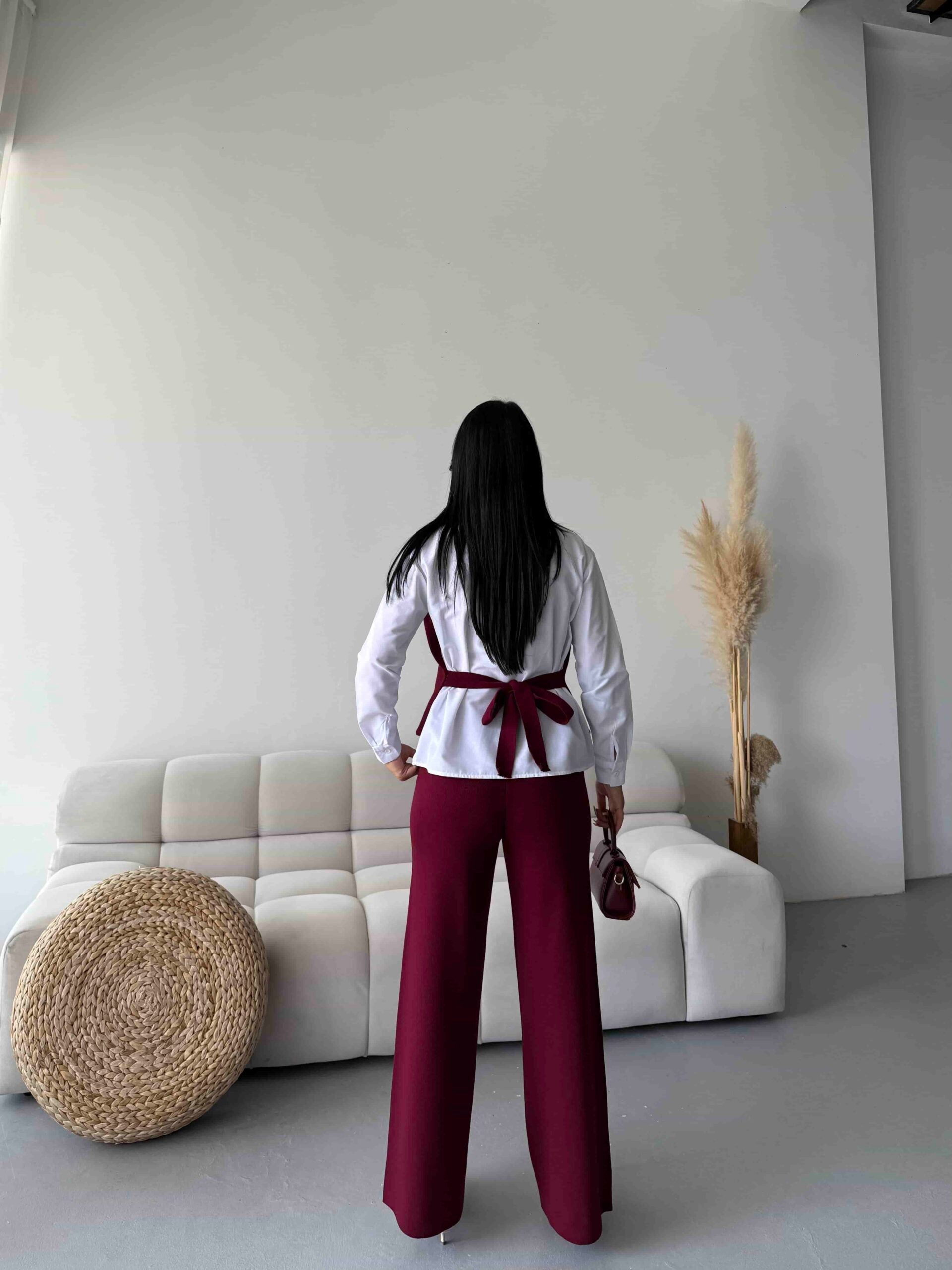 Süveter Detay Triko Takım 1514