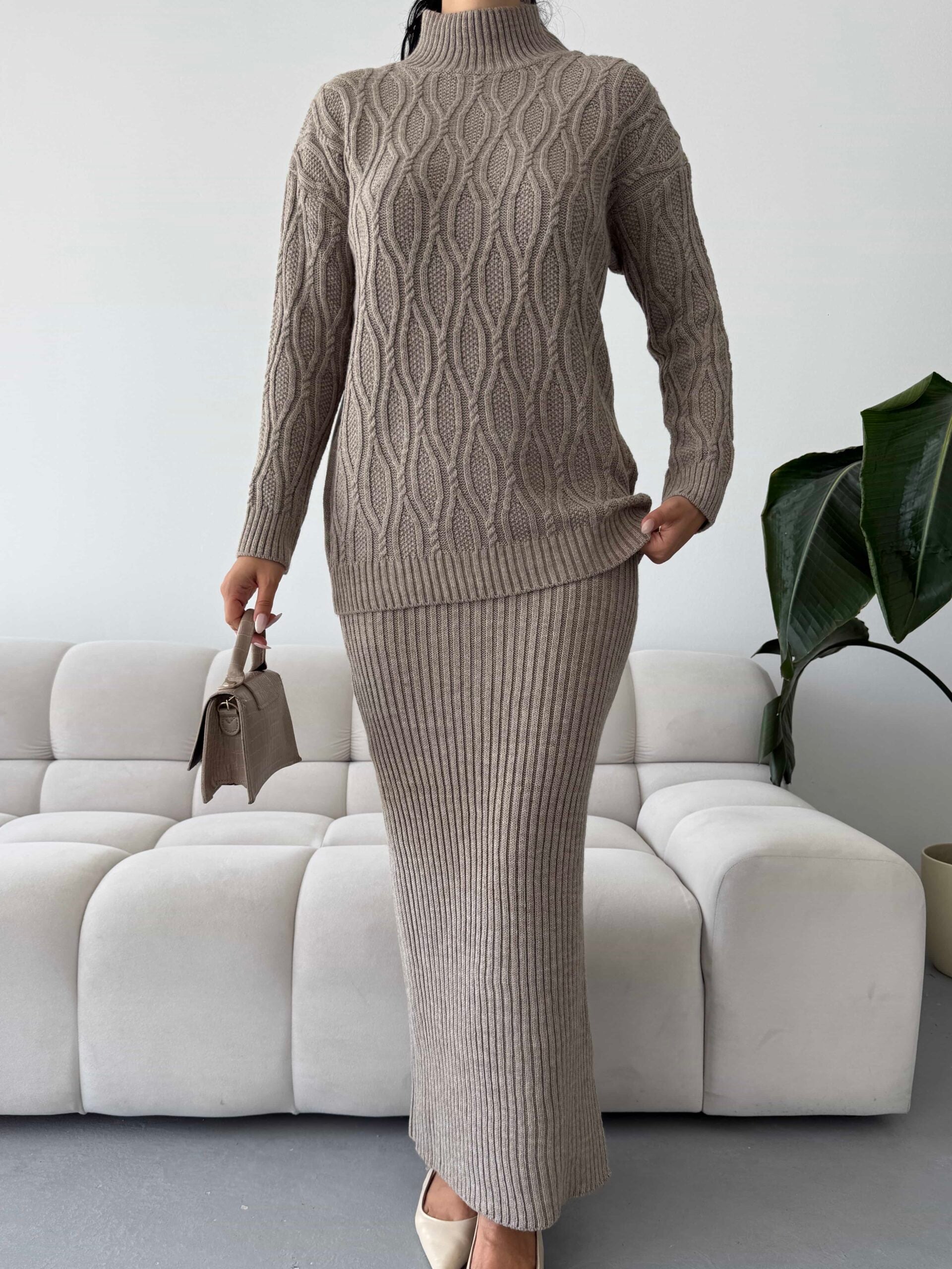 Etek Kazak Triko Takım 1557