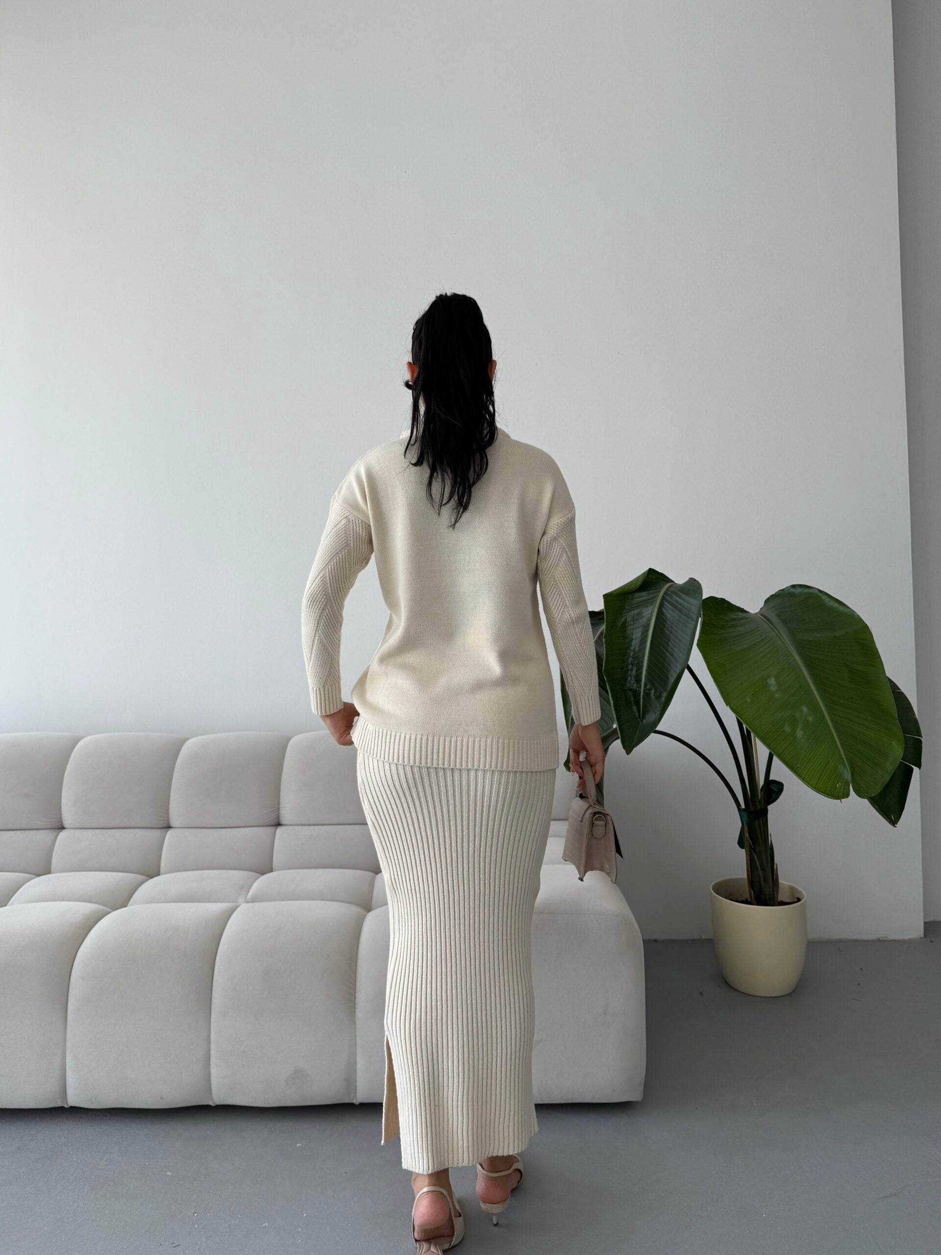 Etek Kazak Triko Takım 1558