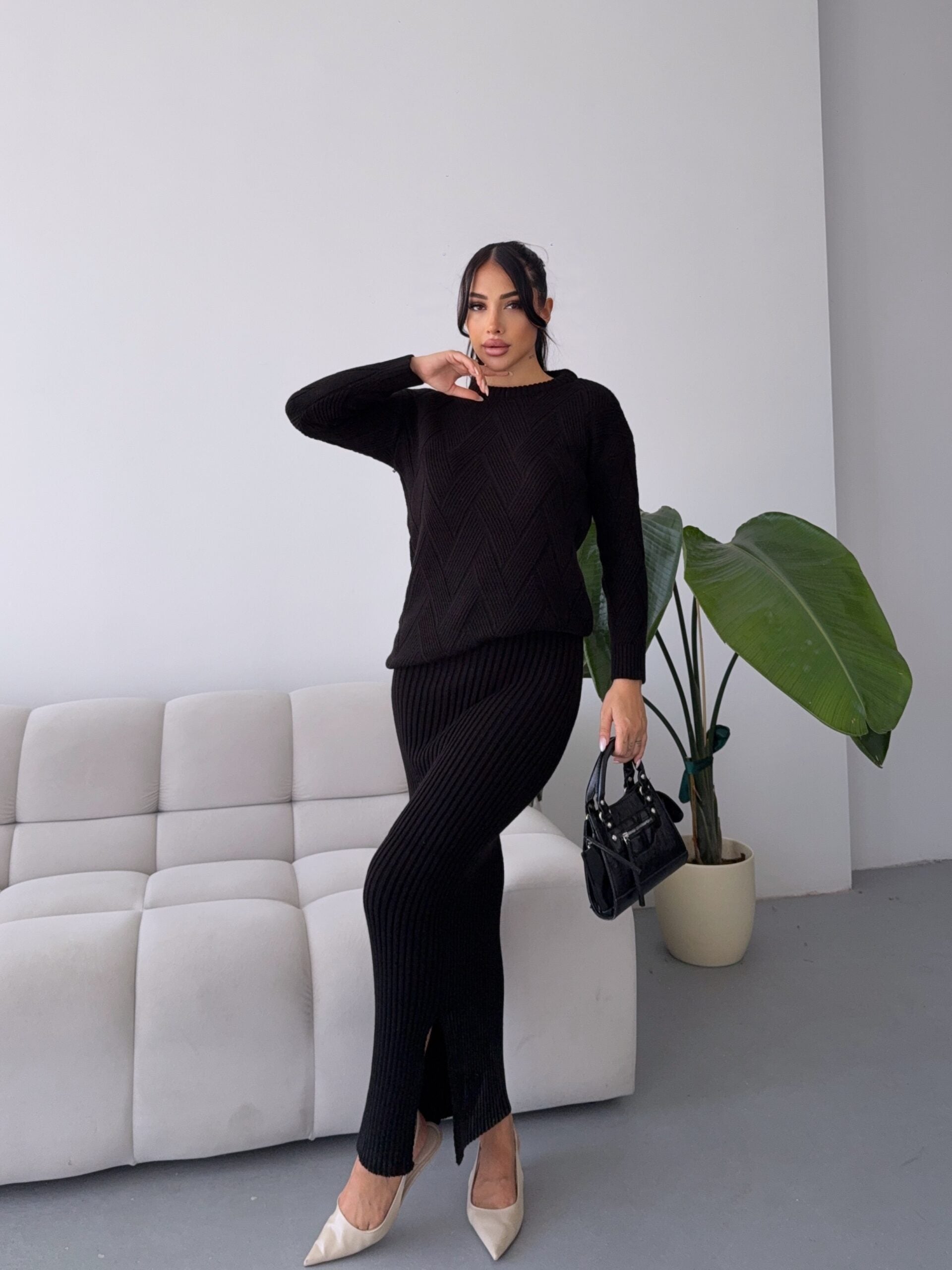 Etek Kazak Triko Takım 1558