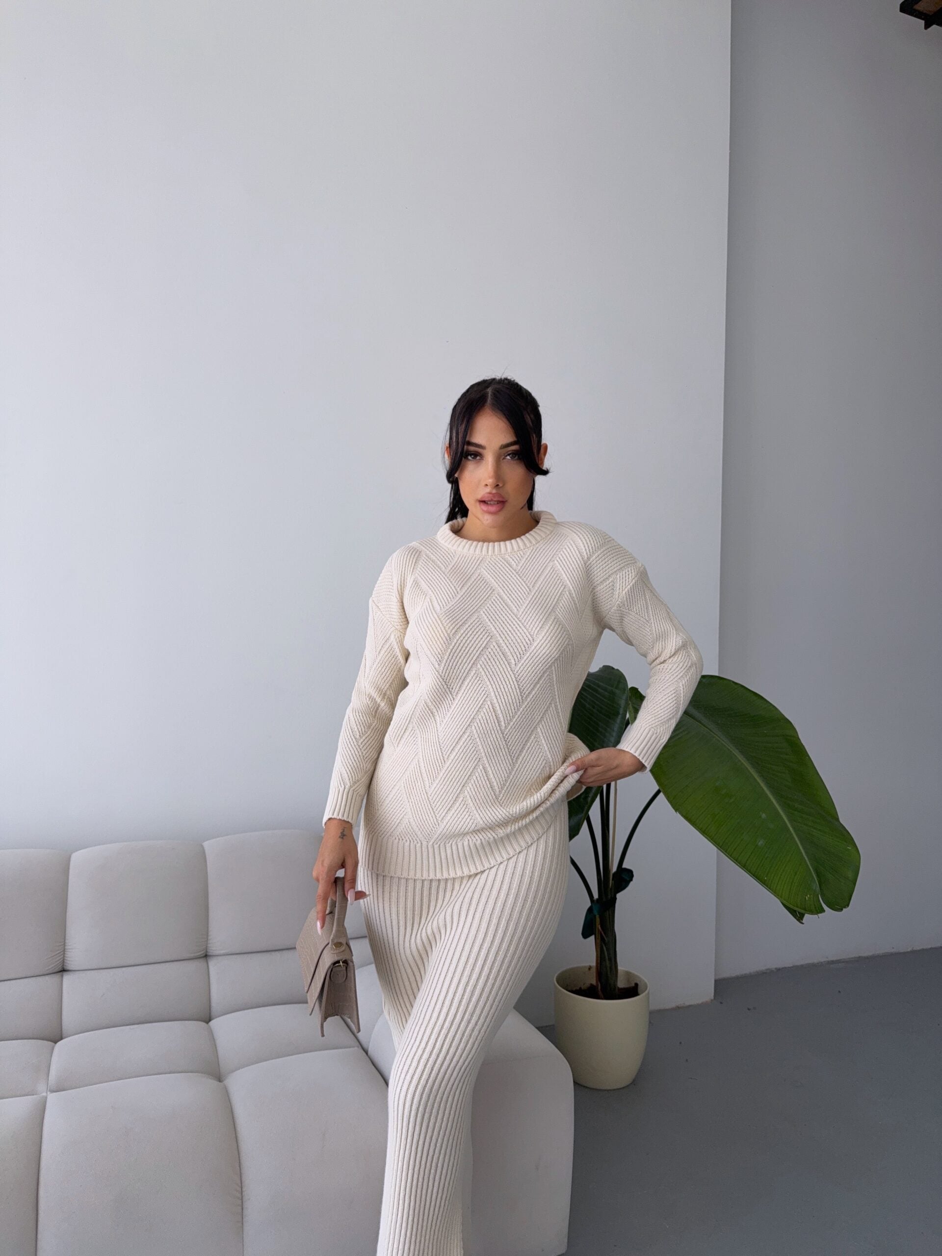 Etek Kazak Triko Takım 1558