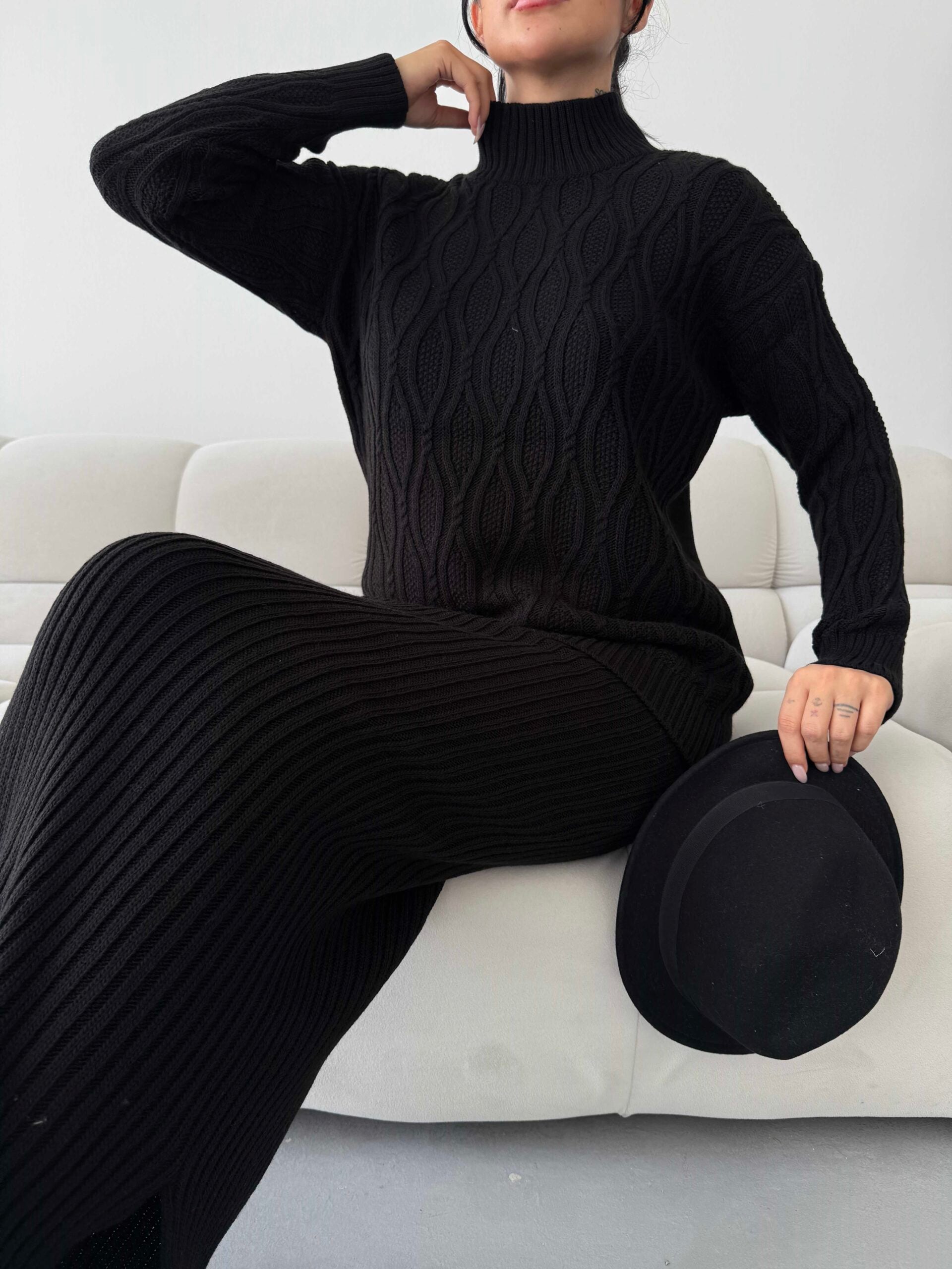 Etek Kazak Triko Takım 1557