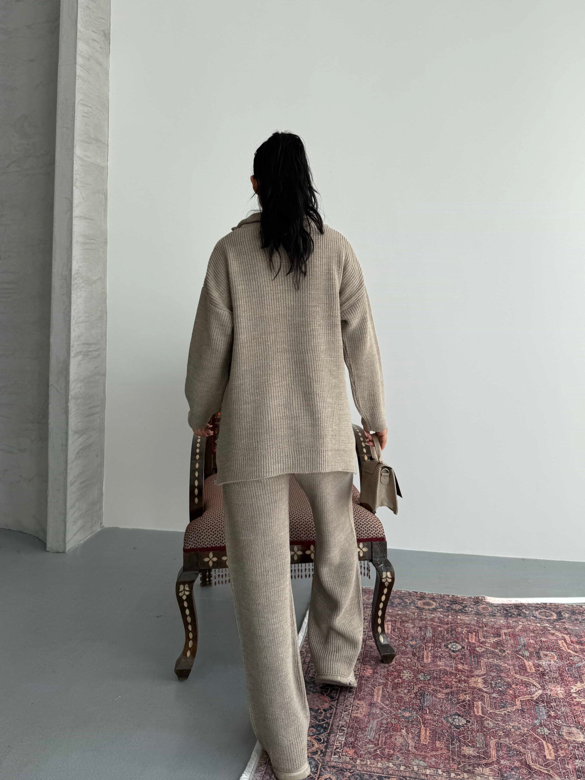 Fermuarlı Triko Takım 1556