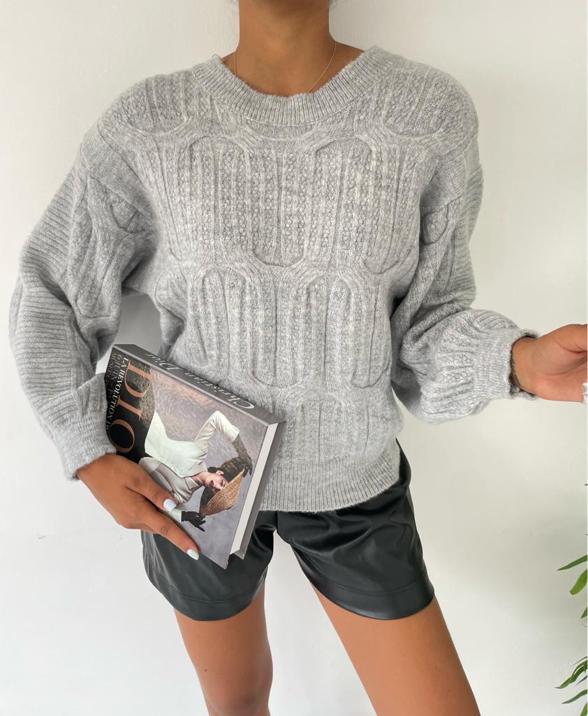 Sırt Detay Triko Kazak 848