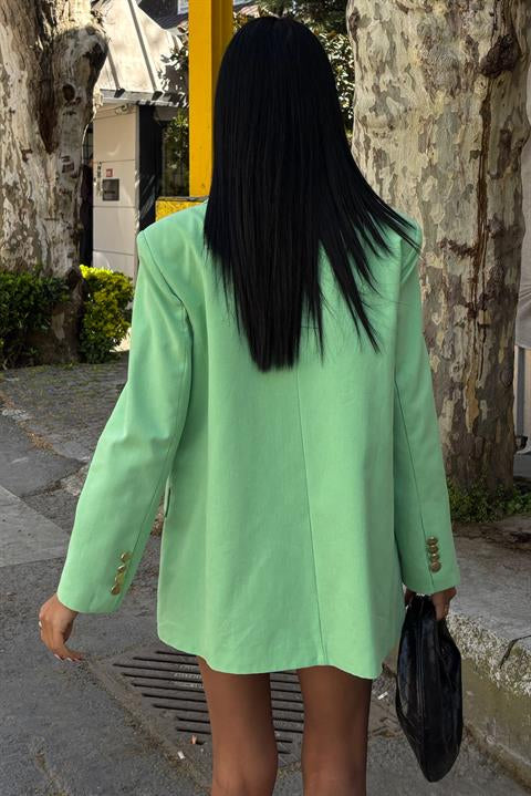 Agnes Blazer Keten Ceket  6105