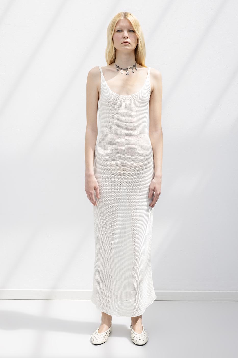 Strappy Knitted Midi Dress