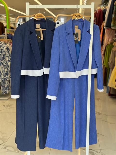 Audrey Crop Ceket Takım 10106