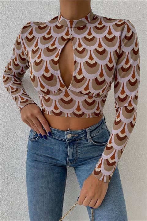 Autumn Cut Out Bluz 3018-08