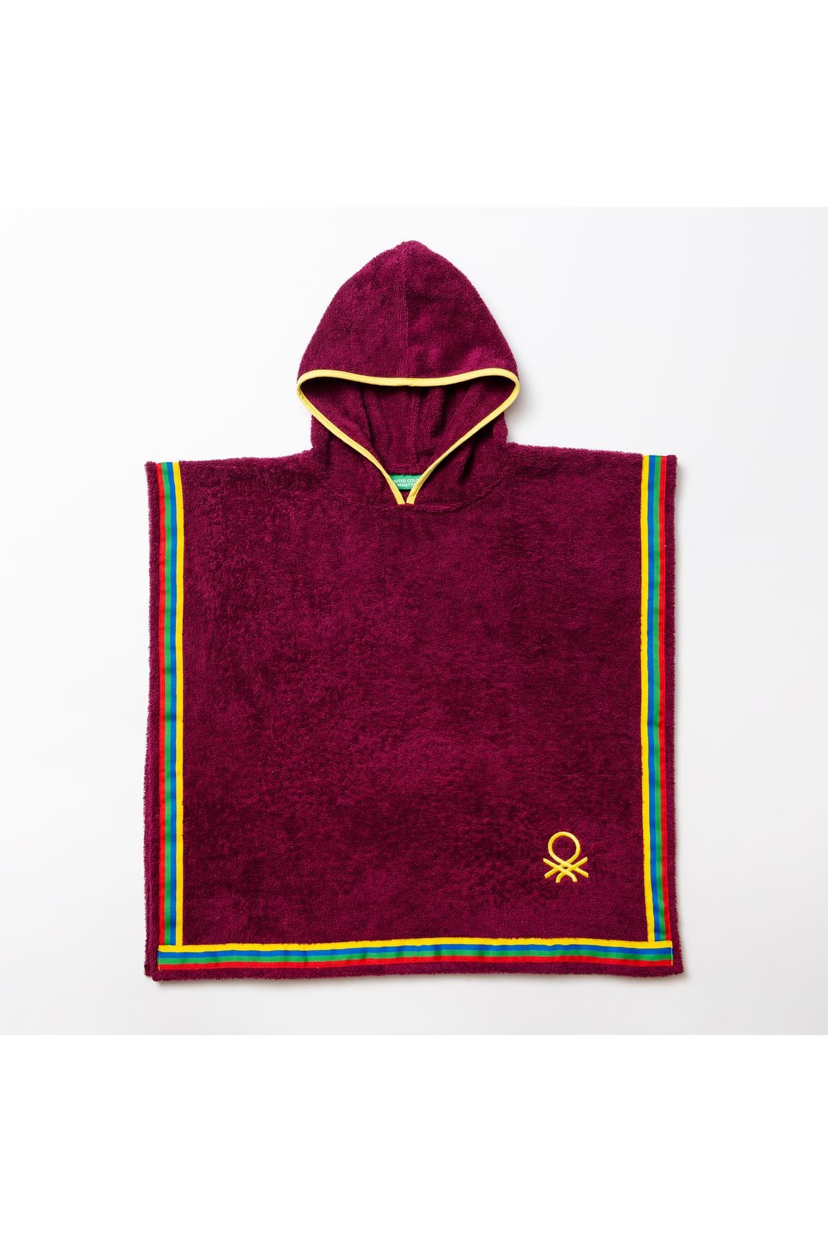 Be-0818-Pr  %100 Pamuk Mor 65X65 Cm Çocuk Panço Havlu