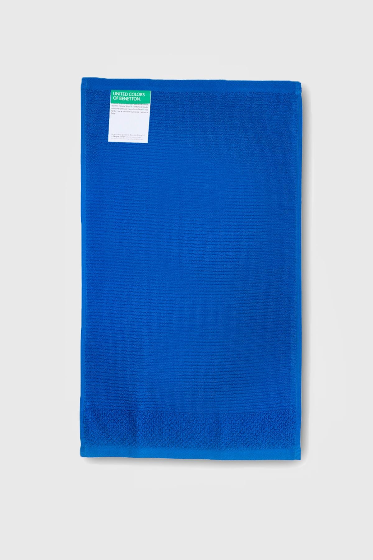 Be-0827-Bl  %100 Pamuk Mavi 30X50 Cm Misafir Havlusu