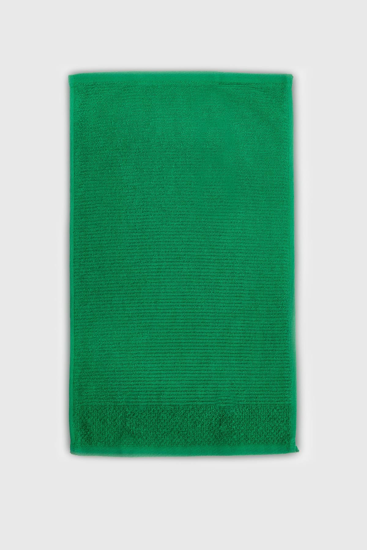 Be-0829St-Gr  %100 Pamuk Yeşil 3 Lü Set, 30X50 Cm, 50X90 Cm, 70X140 Cm Havlu Seti