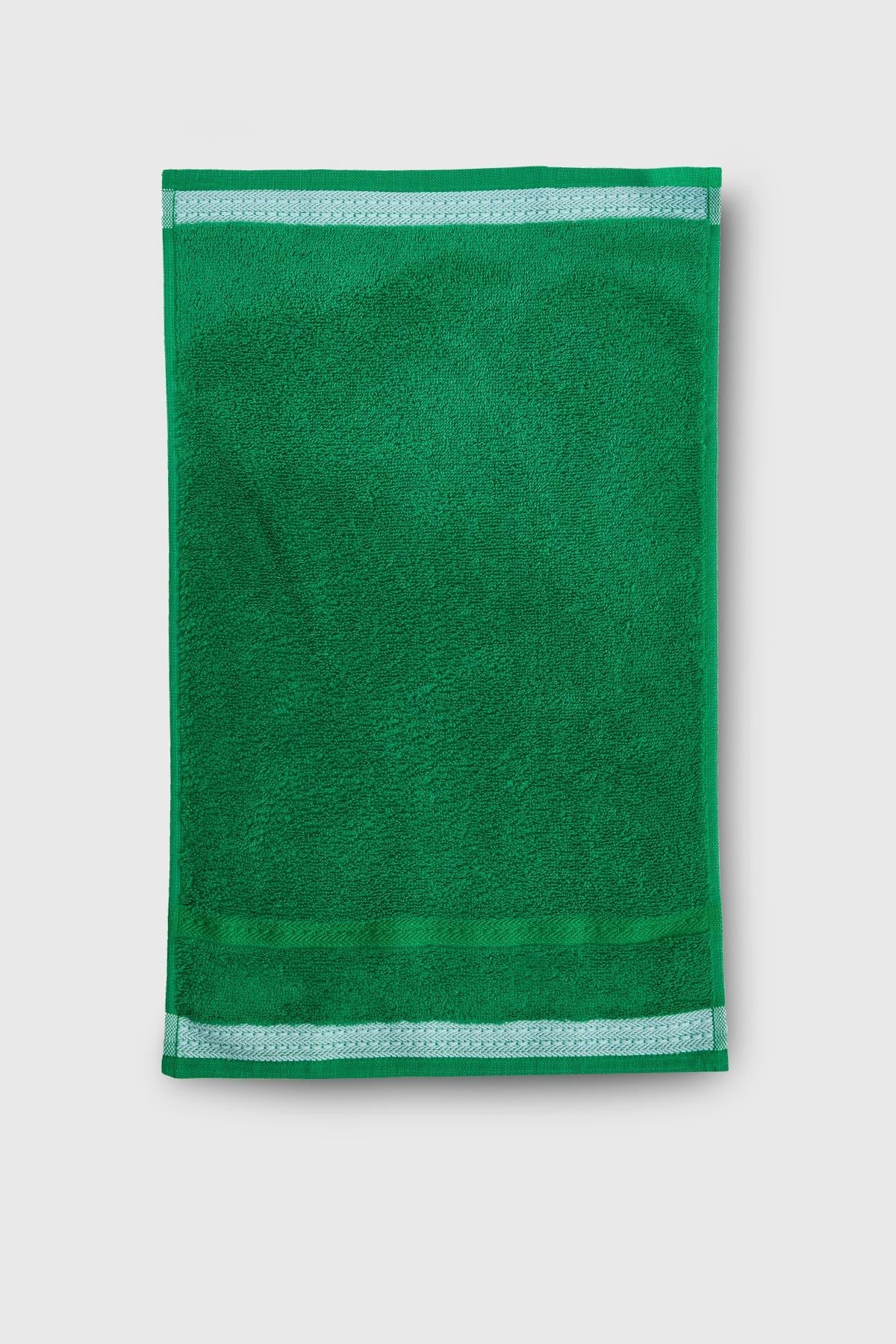 Be-0832-Gr  %100 Pamuk Yeşil 70X140 Cm Banyo Havlusu