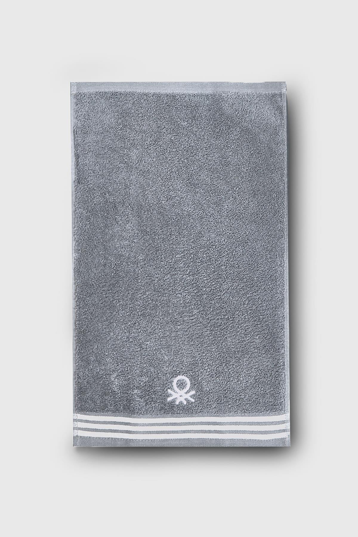 Be-0839-Gy  %100 Pamuk Gri 50X90 Cm El Havlusu