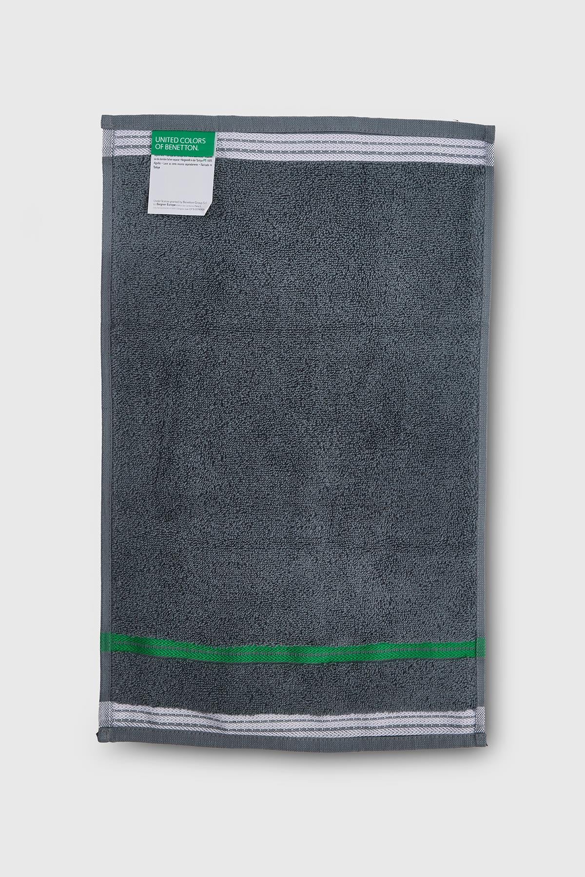 Be-0925-Dgy  %100 Pamuk Koyu Gri 30X50 Cm Misafir Havlusu