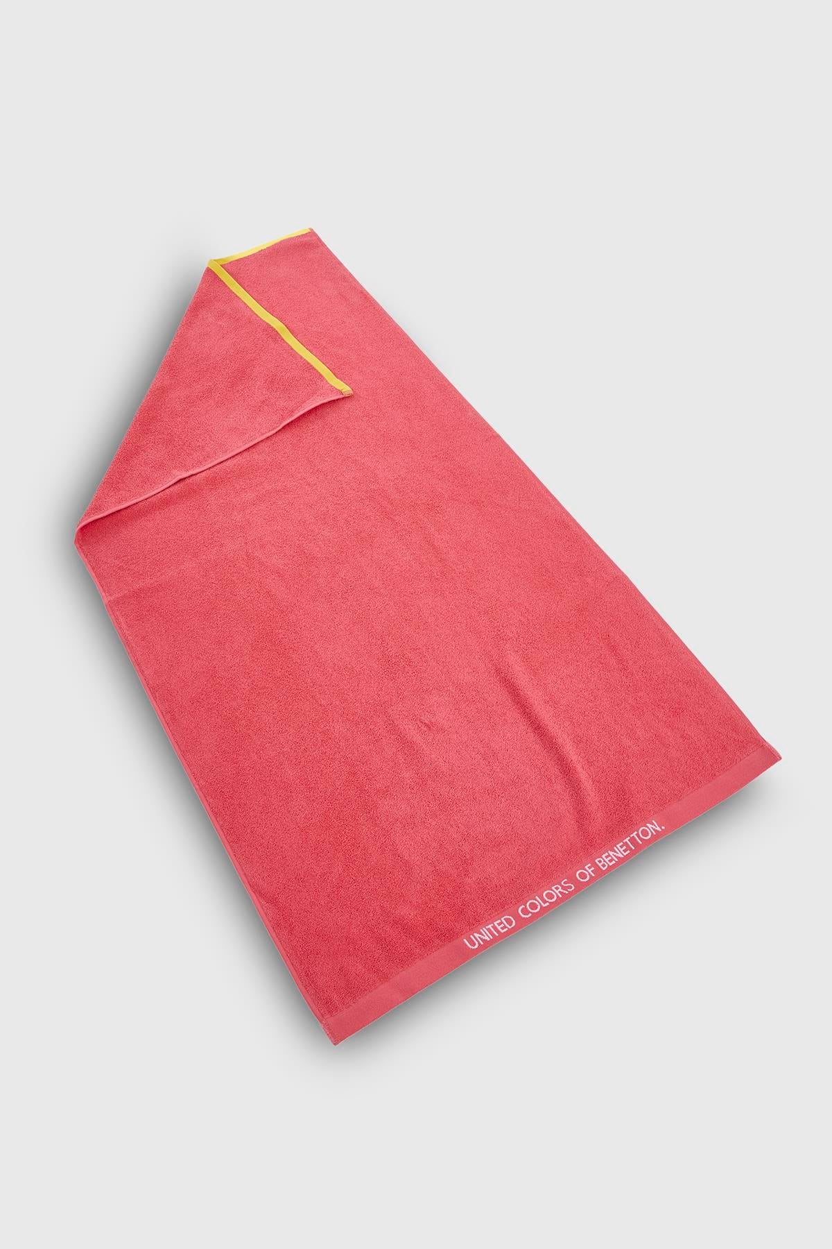 Be-2812-Pnk  %100 Pamuk Pembe 70X140 Cm Banyo Havlusu