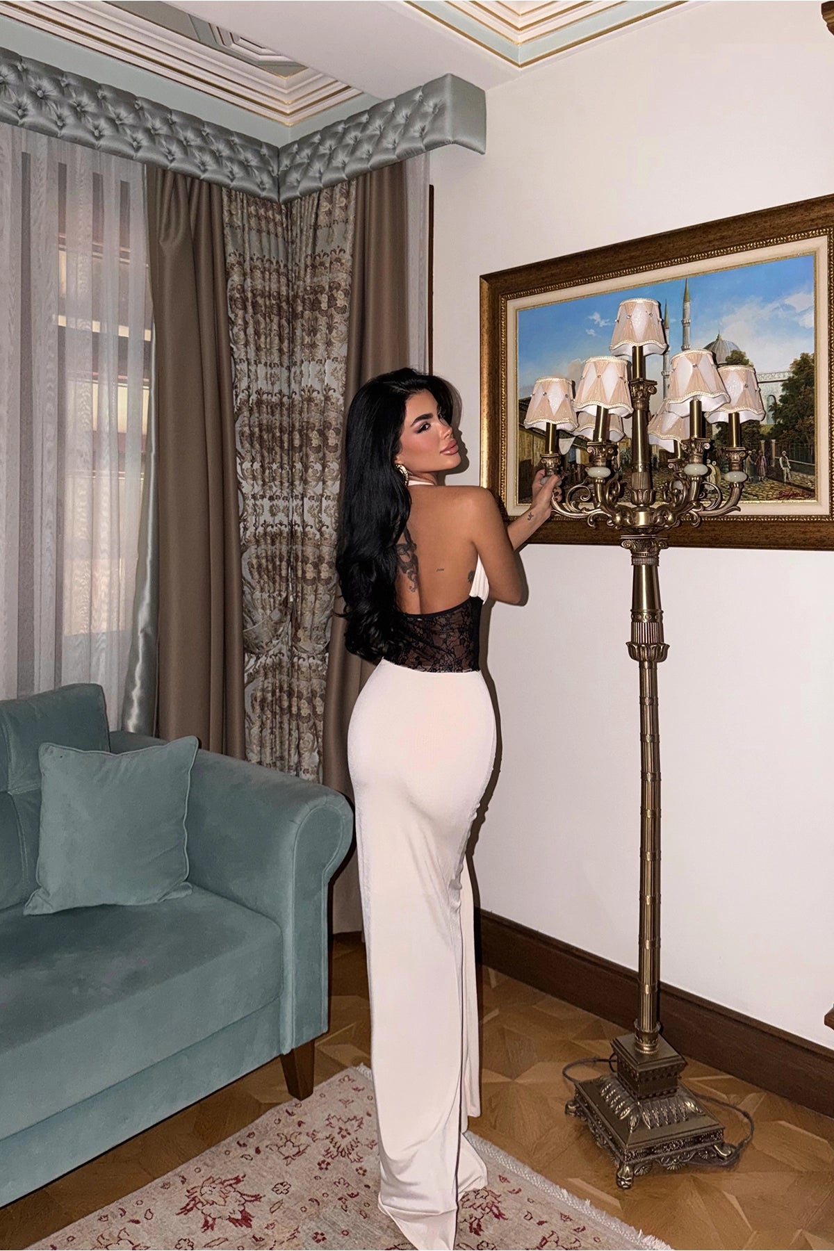 Nutty Dantel Detaylı Elbise