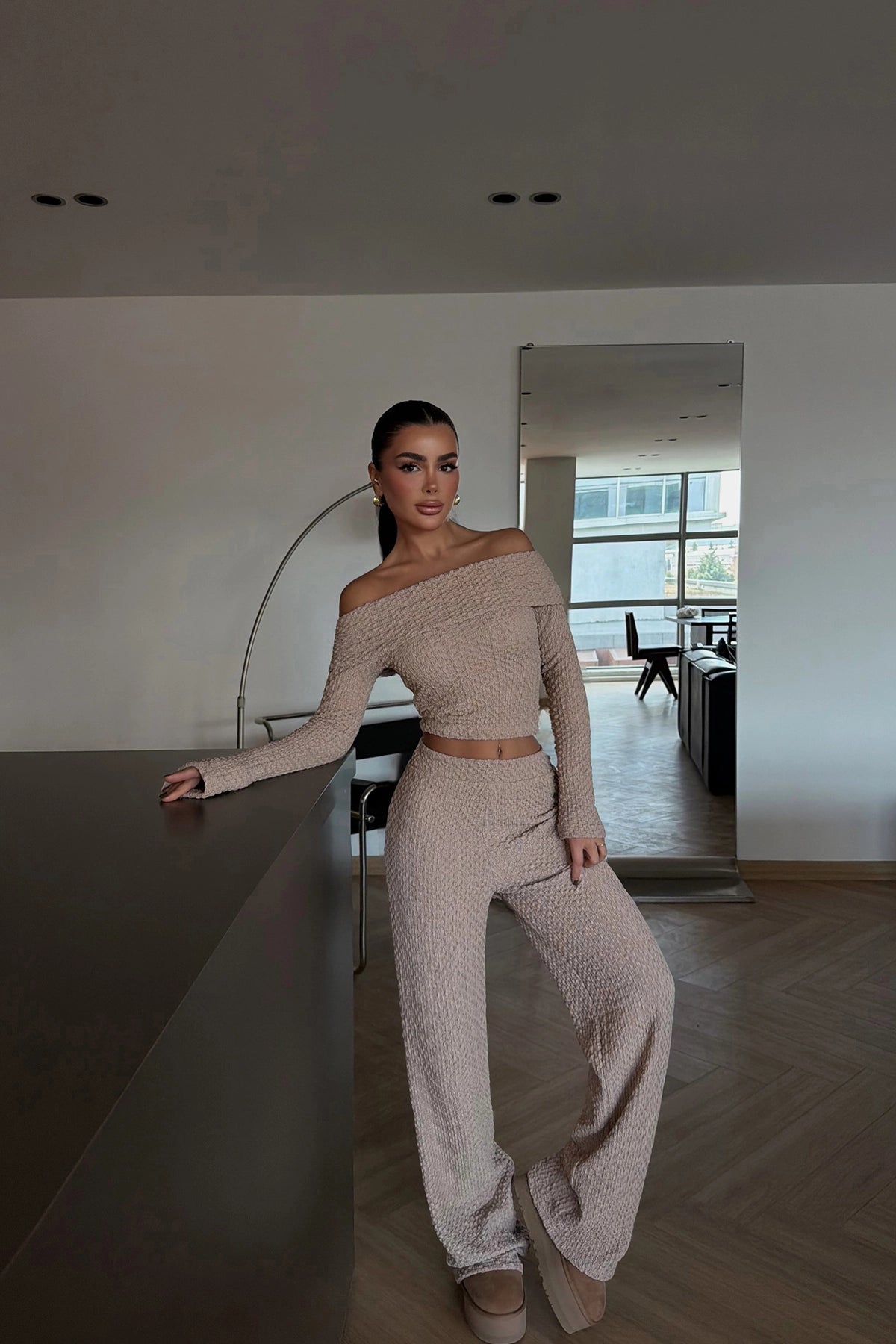 Bej Laveau Takım XS