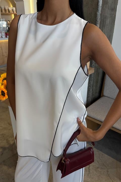 Biye ve Asimetrik Detaylı Salaş Takım 10132