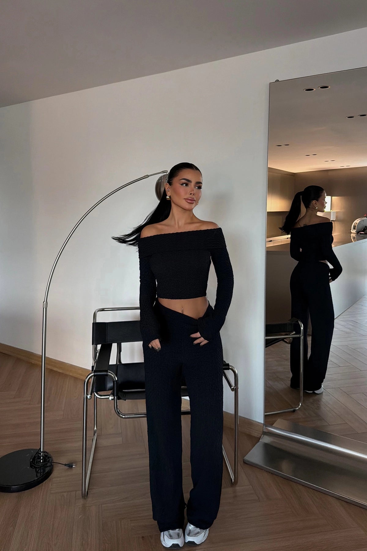 Siyah Laveau Takım XS