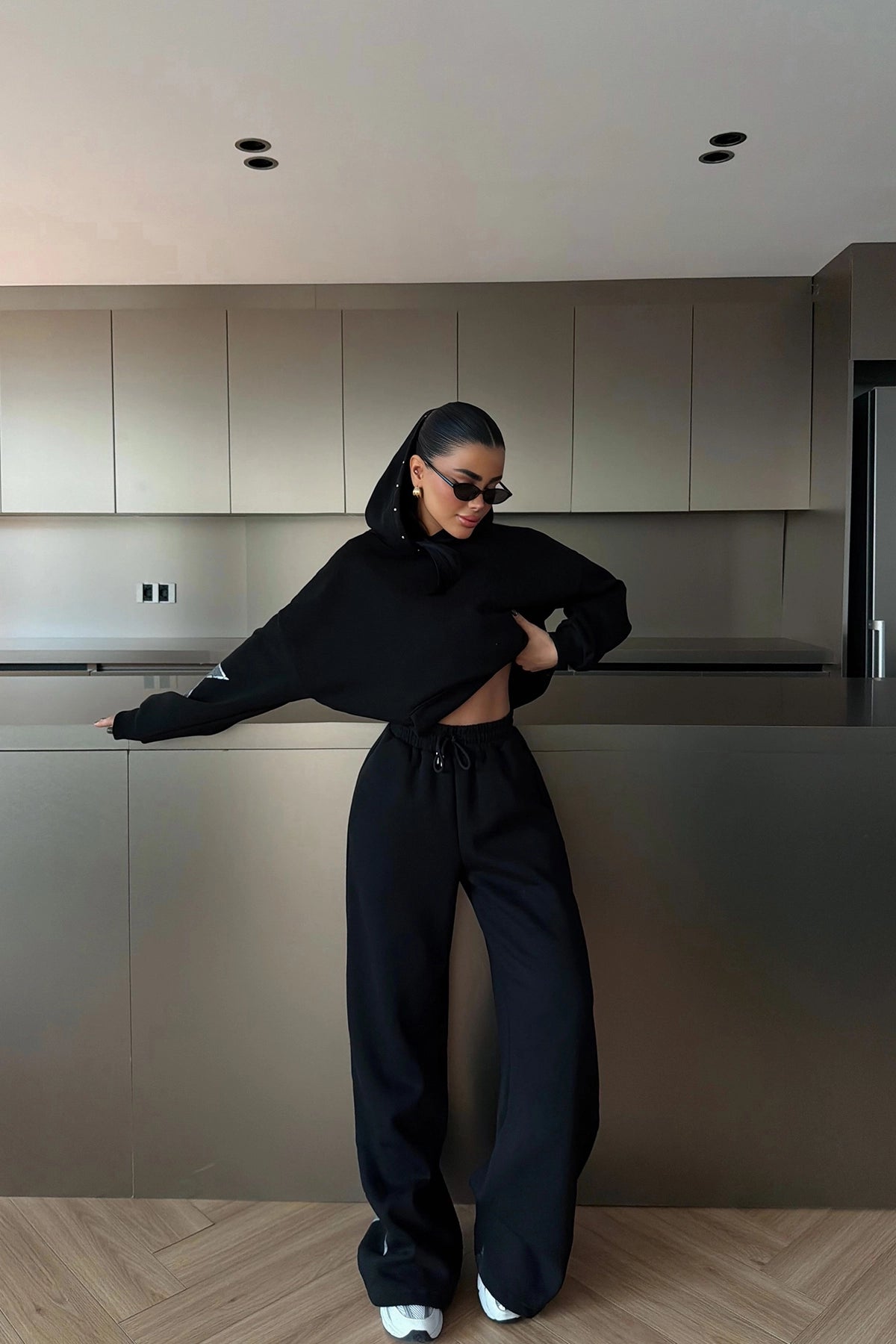 Siyah Stars Eşofman Takım