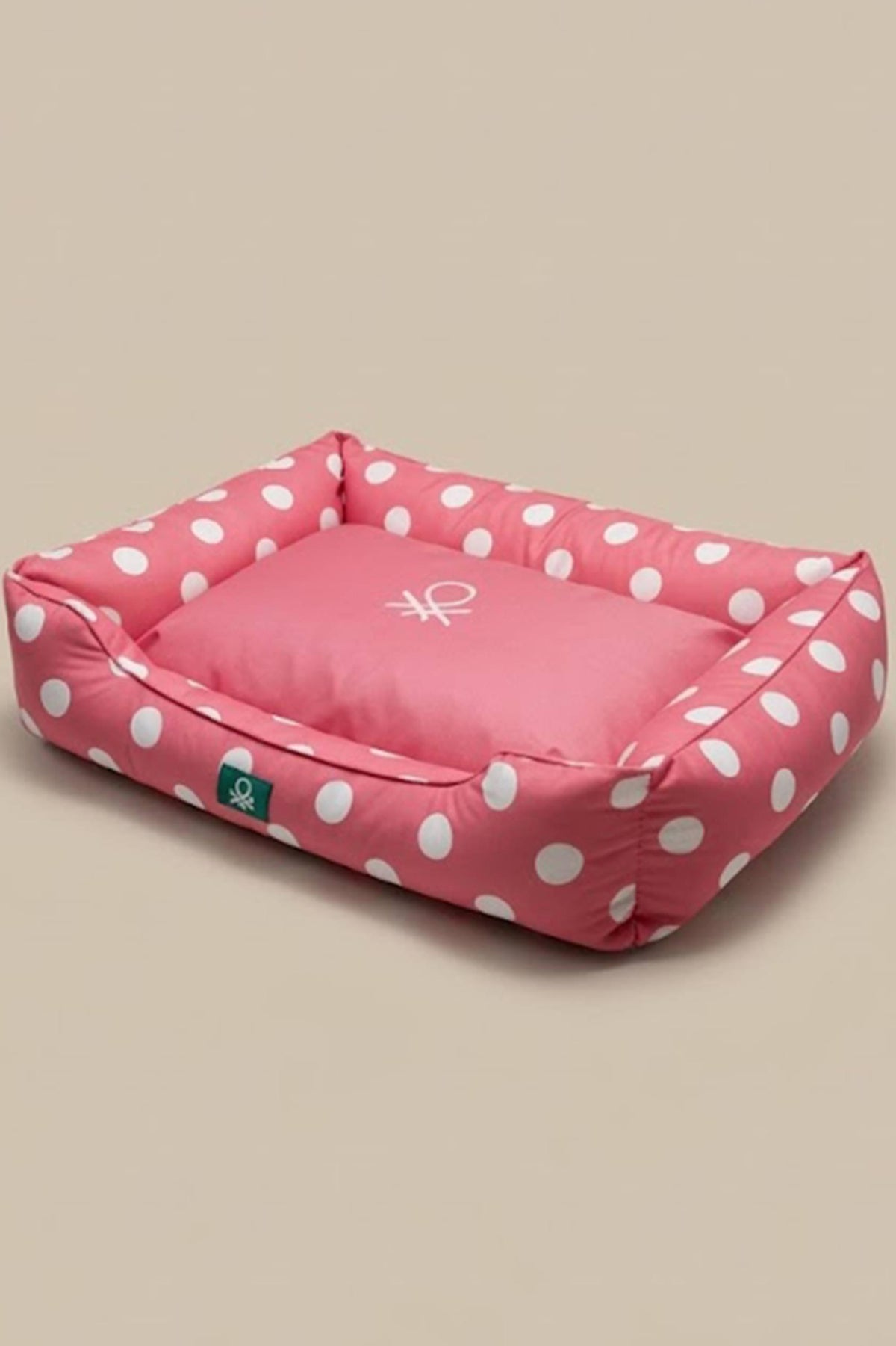 BNT-B2511-A Kedi & Köpek Yatağı  PUANTİYELİ PEMBE 60x40 cm