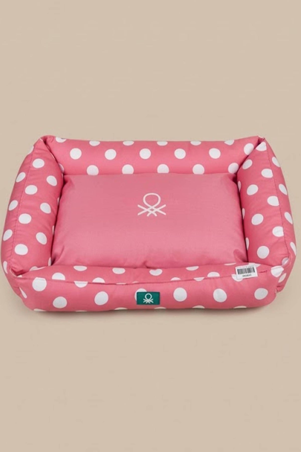 BNT-B2511-C Kedi & Köpek Yatağı  PUANTİYELİ PEMBE 80x65 cm