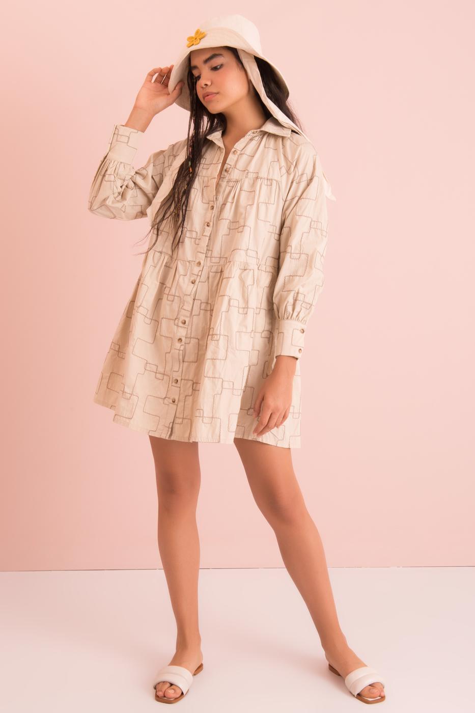 Oversized Shirt Dress