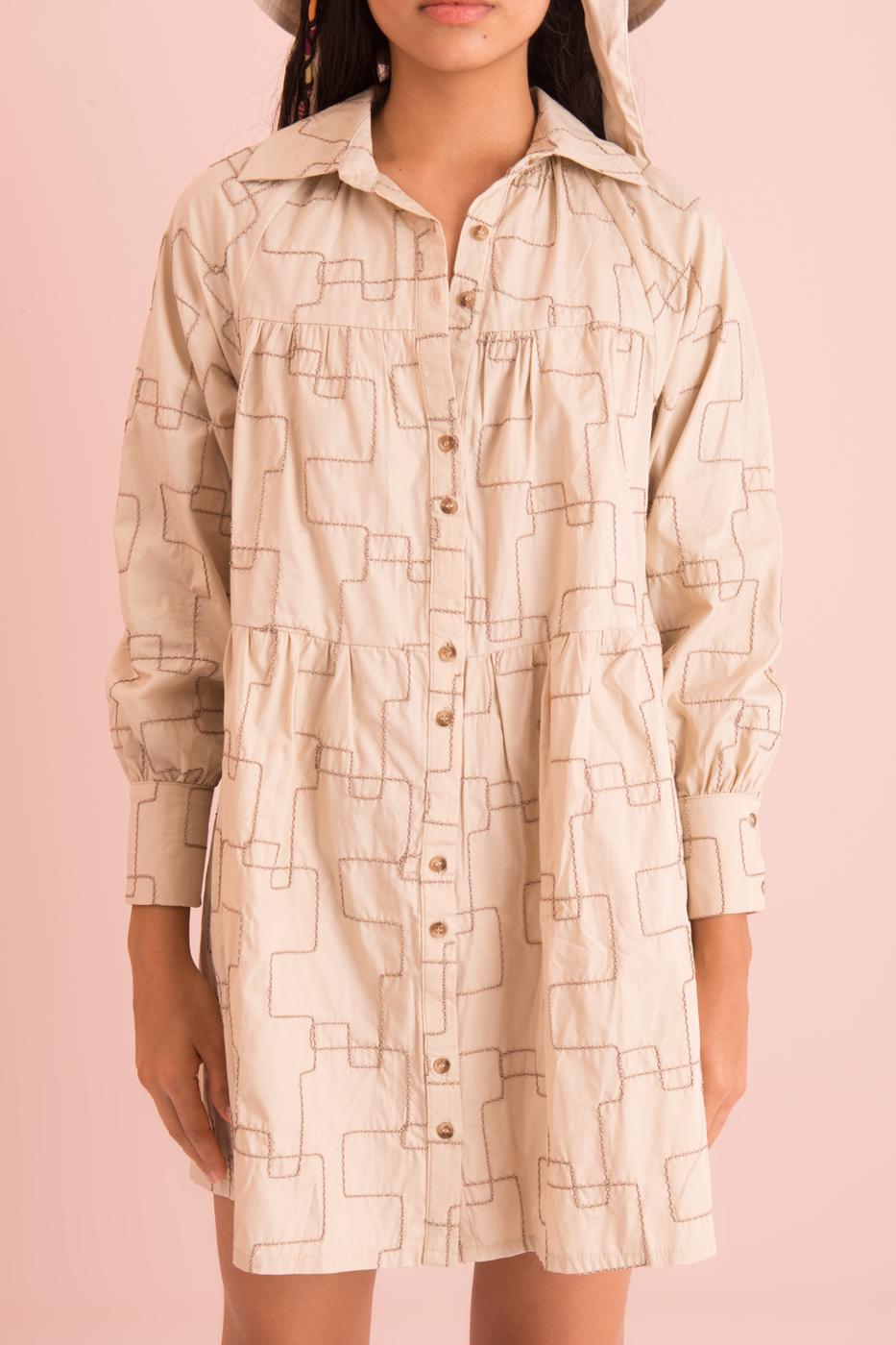 Oversized Shirt Dress