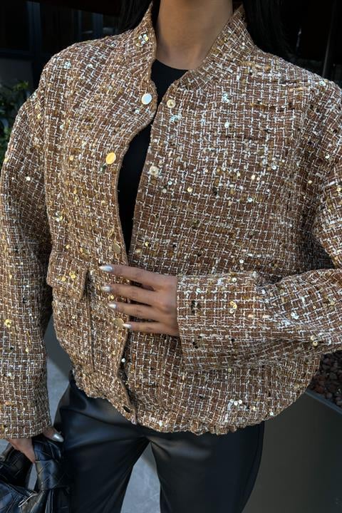 Centre Pul Payet Bomber Ceket 6107 GOLD L/XL