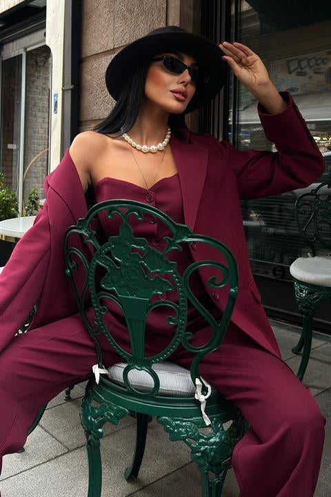 Cherries Büstiyerli Üçlü Takım 9891