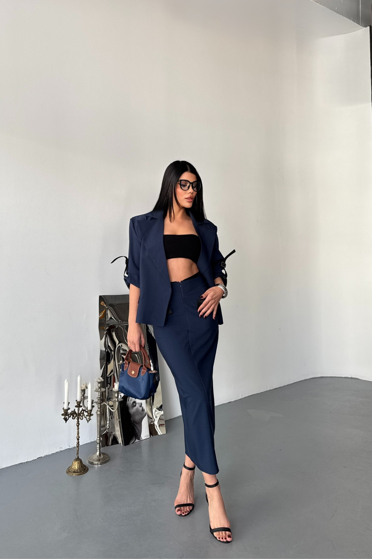 CROP CEKET - ETEK TAKIM - Lacivert