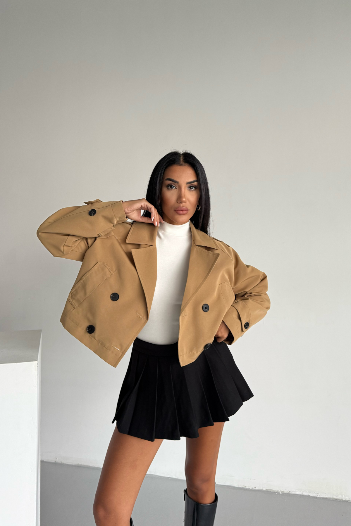 CROP TRENCH ASTARLI - Camel