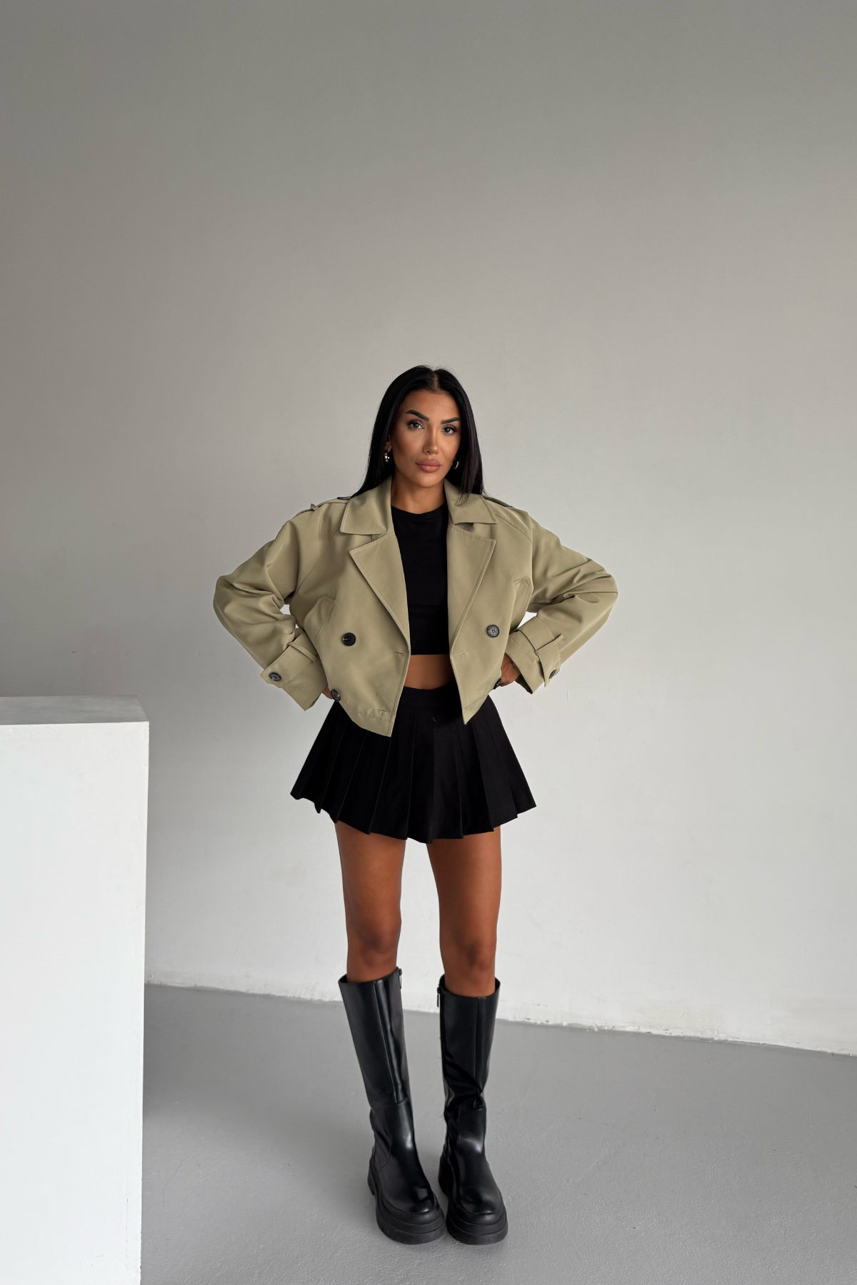 CROP TRENCH ASTARLI - Haki