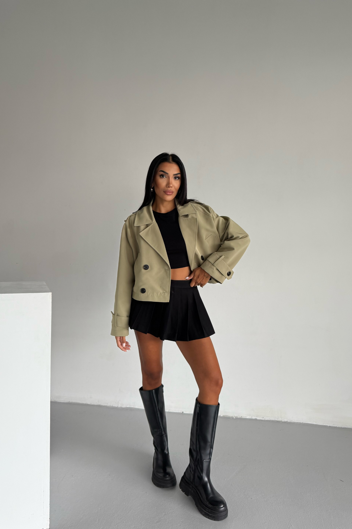 CROP TRENCH ASTARLI - Haki