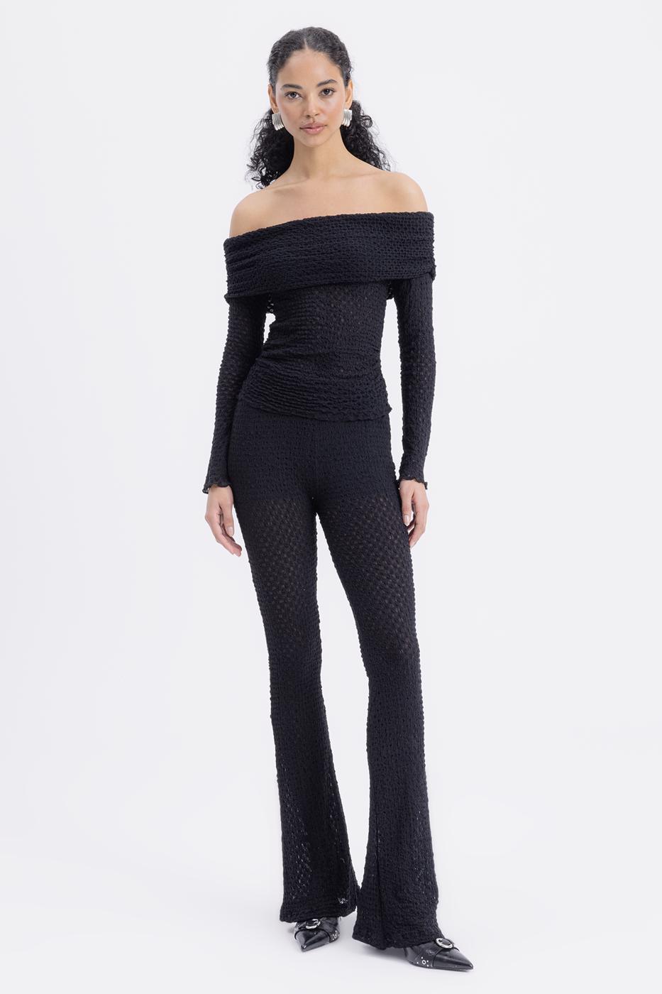 Lace Slim Trousers