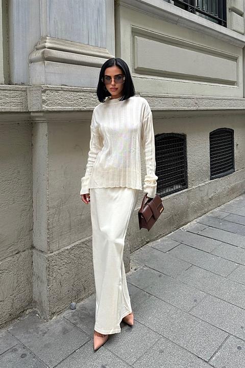 Darcy Etek Bluz Triko Takım 9969