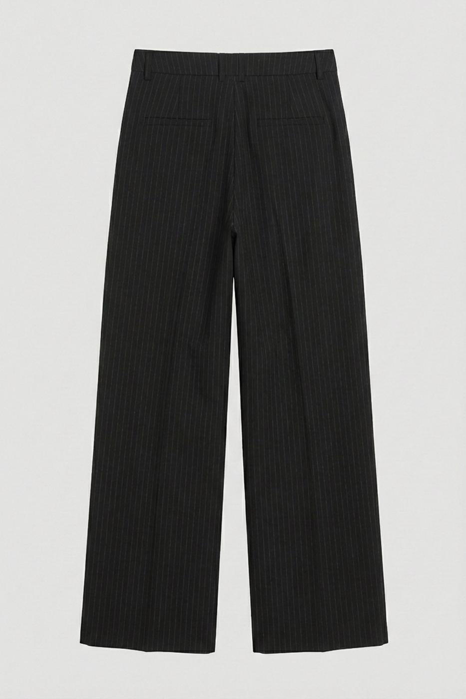 Straight Cut Loose Trousers