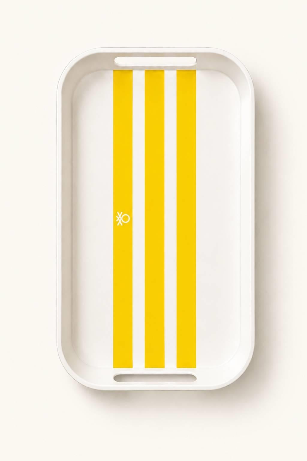 E-Kct64-S  Melamine Sarı 19*33 Cm Servis Tepsisi