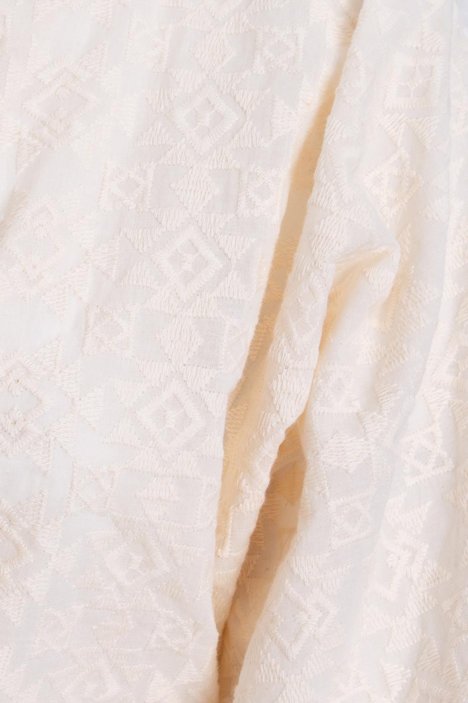 Cotton Tie Blouse