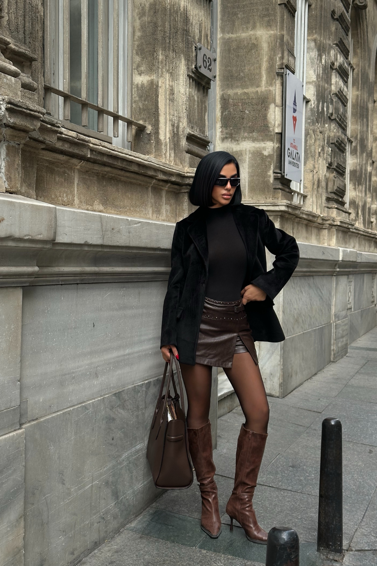 FOX KUMAŞ TEK DÜĞME BLAZER CEKET - Siyah